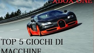 TOP 5 Giochi di macchine XBOX ONE [upl. by Akinihs]