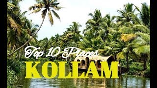 Top 10 Best Places to Visit in Kollam [upl. by Auqenahc24]