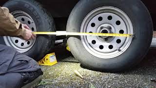 How To Align Your Trailer Axles with Lippert Correct Track [upl. by Dodi]