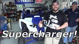 Yamaha YXZ Packard Supercharger install Vs YXZ vs X3 [upl. by Caplan]