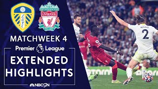 Leeds United v Liverpool  PREMIER LEAGUE HIGHLIGHTS  9122021  NBC Sports [upl. by Niloc]