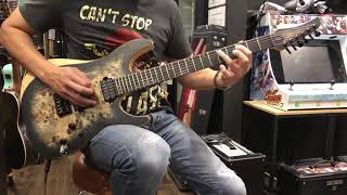 Schecter Reaper 6 In Satin Charcoal Burst Demo [upl. by Reeva]