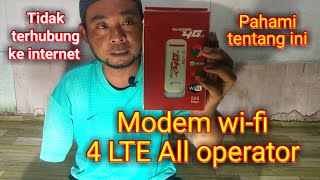 Modem 4G LTE All Operator tidak terhubung ke internet TanganSiji [upl. by Idalina]