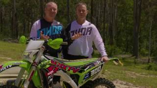 MXTV Feature  The KX250f Project Bike goes Enduro [upl. by Barcus253]