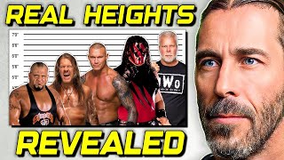 Real Wrestler Heights REVEALED [upl. by Soisanahta17]