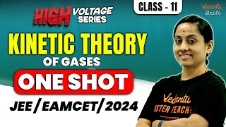 Kinetic Theory of Gases Class 11 One Shot  Physics Chapter 13  Vedantu Telugu  JEEEAMCET 2024 [upl. by Hadlee]