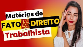 Matéria de fato e de direito – exemplos práticos  Live 08062022 [upl. by Goulden]