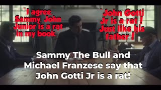 Sammy The Bull amp Michael Franzese say John Gotti Jr is a rat Sitdown Episode 2 Review [upl. by Aramen]