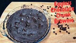 Microwave Brownie  Eggless Chocolate Chunk Brownie  Best Microwave Brownie [upl. by Adine34]