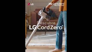 Nueva gama de aspiradoras LG CordZero™ Aspira hasta un 89 más ㎡ con 1 hora más de batería [upl. by Bracci]