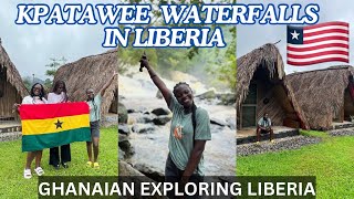 GHANAIAN Exploring LIBERIA  KPATAWEE WATERFALLS In Liberia Very Beautiful [upl. by Aliuqa]