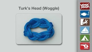 How to Tie a Turks Head or Woggle [upl. by Missy]