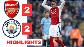 Mancity vs arsenal extended highlights and goals trossard red card [upl. by Garber]