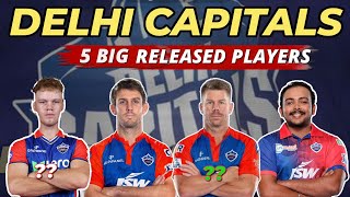 5 Players Delhi Capitals might release before IPL 2025 mega auction  DC Released Players IPL 2025 [upl. by Ahsyak12]