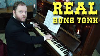 Maple Leaf Rag on a Real HONK TONK Piano  Vinheteiro [upl. by Anhcar]