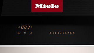 Kochfeld KM 76XX  KM 78XX  Timer einstellen I Miele [upl. by Redmund568]