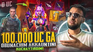 100k UC OBUNACHIGA SOVGA 😳 oyindagi barcha narsalarni ochib berdik 💸 SIZHAM YUTING [upl. by Francisco498]