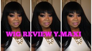 WIG REVIEW MOTOWN TRESS YMAXI REVIEW [upl. by Naejeillib]