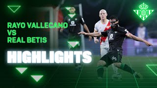 Resumen del partido Rayo Vallecano  Real Betis  HIGHLIGHTS  Real BETIS Balompié [upl. by Anera366]