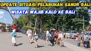 selalu di penuhi wisatawan  pelabuhan sanur bali [upl. by Barb868]