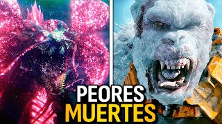 Las 10 Peores MUERTES de Monstruos en el MONSTERVERSE [upl. by Odnamra]