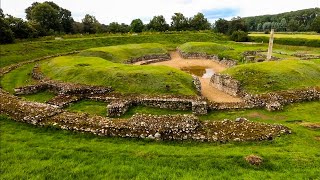 Roman Theatre of Verulamium Roman theatre at St Albansroman Britain [upl. by Delphinia]