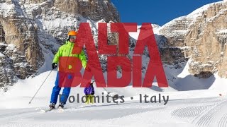 Alta Badia the best of Winter in the Dolomite Alps [upl. by Yllehs]