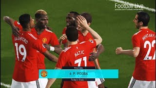 PES 2018  MANCHESTER UNITED vs TOTTENHAM  POGBA end LUKAKU amazing match  Gameplay PC [upl. by Oiluarb]