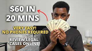 How to Make Money Reviewing Court Cases  NO EXPERIENCE NEEDED [upl. by Garrett404]