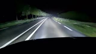 1997 Starlet New Headlights  Bevinsee V45 LED H4 Night Test Drive 4K [upl. by Idelia]