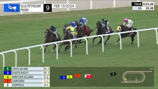 Gulfstream Park February 10 2024 Race 9 [upl. by Jb]