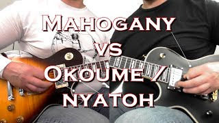 Harley Bentons woods  Okoume  Nyatoh vs Mahogany [upl. by Ithaman]