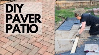 Amazing DIY Paver Patio using the Brock Paver Base Panel System [upl. by Gristede120]