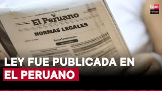 Publican ley que crea el Colegio de Politólogos del Perú ¿de qué trata [upl. by Carita674]