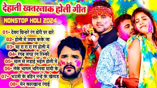 देहातीखतरनाक होली गाने  PawanKhesari  Nonstop Bhojpuri Holi Song 2024  Shilpi Raj Ka Video [upl. by Ala]