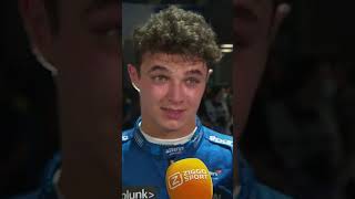 Lando Norris vs Daniel Ricciardo when it comes to 💦sweat💦 Shorts [upl. by Griffith]