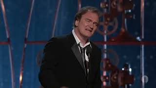 Quentin Tarantino Wins Original Screenplay 2013 Oscars [upl. by Eanad]