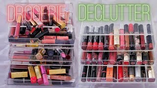 Declutter DROGERIE Lippenstifte I Alles muss raus Makeup Kollektion ausmisten [upl. by Scribner478]