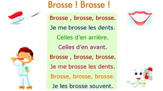 Comptine brosse  Brosse  1ere AEP français [upl. by Arocat]