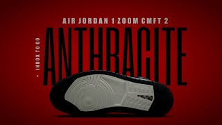 Air Jordan 1 Zoom CMFT 2 ANTHRACITE 2024 DETAILED LOOK [upl. by Guido]