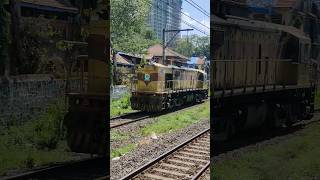 WDS6AD SHUNTER LOCO RUNNING ALONE TOWARDS MUMBAI CSMT  INDIAN RAILWAYS [upl. by Nnylimaj9]