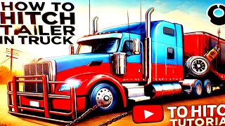 How to Hitch a Trailer to a Truck How to Hitch a Trailer to a Truck [upl. by Aihseyk]