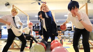 Chainsaw Man Bowling IRL  ft itsKingChris  JuliaStunts  StellaChuu  and kawaiiqueen [upl. by Akeme]