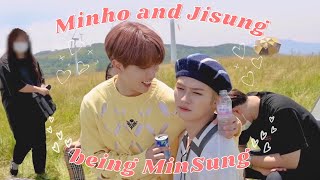 Stray Kids Minho and Jisung being Minsung pt 6 [upl. by Tobias]