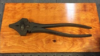 1898 CRONK Fencing Pliers Restoration [upl. by Isaacson]