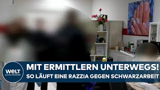 DEUTSCHLAND Viel attraktiver als ein regulärer Job Schwarzarbeit boomt  mit Ermittlern unterwegs [upl. by Auqenat]