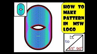 How to make a Pattern in MSW LogoLOGO command for Cylinder PatternMSW logo command for class 4amp5 [upl. by Ahsenek]