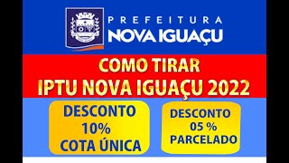 COMO TIRAR IPTU NOVA IGUAÇU 2022  1º E 2ª VIA  PELA INTERNETE passo a passo sem erros [upl. by Eirrod]