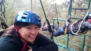 Superman Zipline at TreeTop Adventure Baguio [upl. by Fidellas]