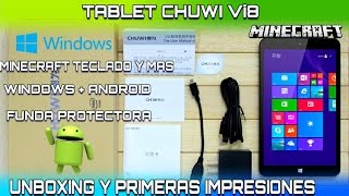 Tablet Chuwi Vi8  Unboxing  Primeras Impresiones  Tablet con Android y Windows  Gearbest [upl. by Bazar]